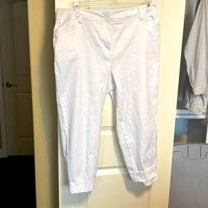 Cato white capris